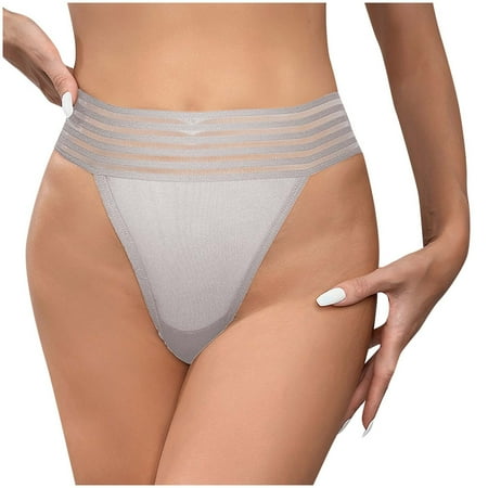 Bigersell Period Underwear Clearance Ladies Underwear Panties Cotton Period Panty Style P-1432 Spandex Shaping Panties Ladies Thongs Briefs High Waist Women s Panties Gray S