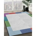 thumbnail image 3 of Ahgly Company Machine Washable Indoor Rectangle Transitional Platinum Gray Area Rugs, 2' x 4', 3 of 7