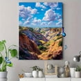 thumbnail image 4 of Scenic Canyon Landscape Oil Painting Canvas Print Wall Art for Living Room Office Hotel Lobby, 4 of 8
