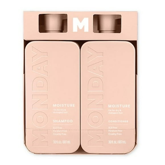 MONDAY Haircare MOISTURE Shampoo + Conditioner Bundle (30 fl. oz., 2 pk.)