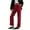 Red, variant on ZZwxWA Corduroy Pants Women Bootcut Elastic Waist Straight Leg Pants Casual Loose Vintage Pants Comfy Trousers with Pockets