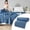Lake blue, variant on CHENjy Cooling Blanket, Pale Green Lightweight Summer Blanket 59.06x39.37 in, Breathable Cooling Bedding for Hot Sleepers, Soft All Season Throw for Night Sweats Sofa Travel