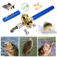 thumbnail image 1 of Juego Combinado Caña Pescar Bolígrafo Bolsillo Telescópico Accesorios Pesca, 1 of 9