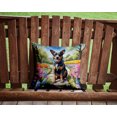 thumbnail image 2 of Australian Cattle Dog Spring Garden Throw Pillow 14 in x 14 in, 2 of 4