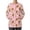 Dachshund Dog Print, variant on Halloween Women's Lightweight Scrub Jacket Long Sleeve Nursing Tops Stretchy Breathable Fabric, Button Front Closure, Roomy Side Pockets, Suitable for Hospital, Holiday Nursing Work Wear