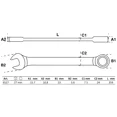 thumbnail image 2 of LLAVE COMBINADA CON MATRACA | 27 MM | BGS 6527, 2 of 5
