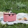 thumbnail image 1 of Fiudx Bolsa Térmica Plegable, Contenedor de Alimentos con Aislamiento, Portapícnic Portátil, Diseño Hermético para Alimentos Fríos y Calientes, Ideal para Camping, Barbacoas y Viajes Por Carretera, I, 1 of 6