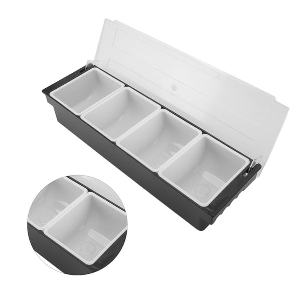 Carrito para condimentos, Tapa Transparente, Diseño Desmontable Carrito para Frutas Con Barra Multifuncio Con Material PlásTico Resistente Carrito para Frutas Barra