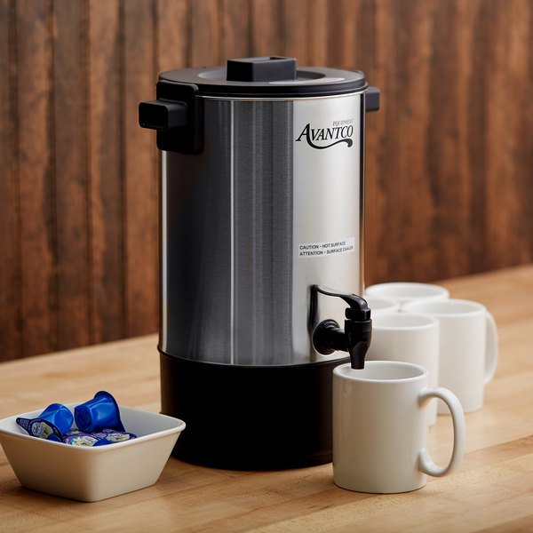 Avantco CU30ETL 30 Cup Stainless Steel Coffee Urn / Coffee Percolator