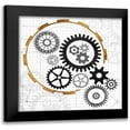 thumbnail image 1 of Grey, Jace 15x15 Black Modern Framed Museum Art Print Titled - Cog Blueprints, 1 of 5