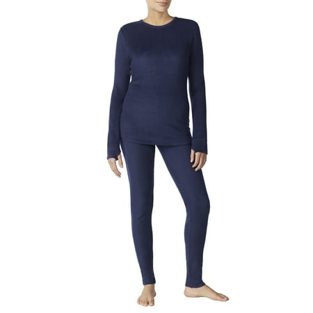 duds cuddl climateright fleece stretch underwear warm plus sleeve