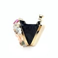 thumbnail image 6 of Fashion Evening Bags Handmade Flower Beaded Bags Banquet Wedding Party Bags,Pink, 6 of 11