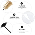 thumbnail image 3 of 1 Ensemble Brosse de Nettoyage pour Trompette Double Extrémité Support Multifonction pour Trompette, 3 of 9