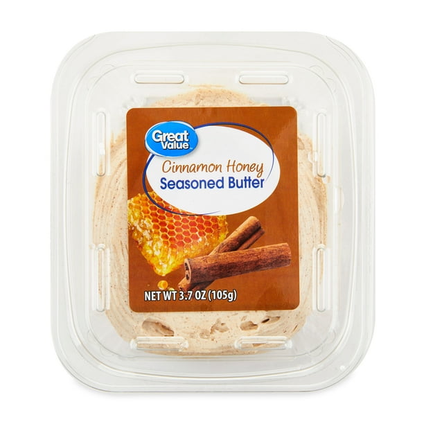 Great Value Cinnamon Honey Seasoned Butter, 3.7 oz
