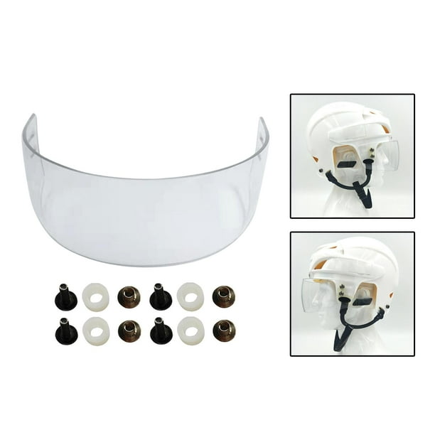 de escudo Antiarañazos/Antivaho Visor ajustable Certificación CE Cubierta protectora facial Visera de hockey sobre Casco de , cosas cosas DYNWAVEMX cascos de hockey
