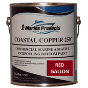 Coastal Copper 250 Ablative Antifouling Bottom Paint Red Gallon
