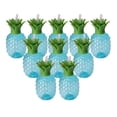 thumbnail image 2 of 10 Vasos Con Forma De Piña De 16,9 , Reutilizables, Para Fiestas En Casa, Regalo De Cumpleaños, Color Azul, 2 of 8