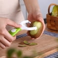 thumbnail image 2 of Rebanadora De Frutas V Line Slicer Cortador De Verduras En Juliana Herramienta De Rebanado De Limón Cortador De Frutas Té Minnieouse HA015478-00, 2 of 6