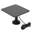 thumbnail image 1 of 12W Solar Panel Charger, IP65 Waterproof Potable Camera Solar Powered Charger Maintainer, Magnetic Solar Charger Power Banks for  Pro 3 Pro 4 Ultra 2 Go 2, 1 of 7