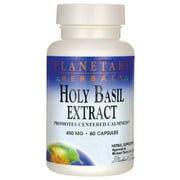 Planetary Herbals Holy Basil Extract Capsules, 60 Ct