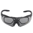 thumbnail image 4 of Gafas de tiro Lentes transparentes Protección UV Diseño de ingeniería facial Gafas de sol militares duraderas para disparar al aire libre, 4 of 5