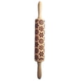 thumbnail image 1 of Rolling Pin Tool 2018 Pin Rolling Embossed Pin Rolling Engraved Christmas Rolling Pin Kitchen，Dining Bar Dough Roller,Pastry Rolling Pin,Wooden Rolling Pin,Stainless Steel Rolling Pin,Nonstick Rollin, 1 of 4