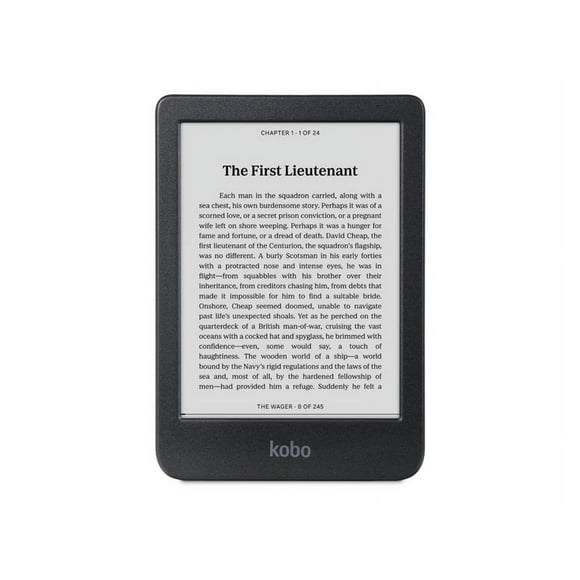 Kobo Clara BW - eBook reader - 16 GB - 6" E Ink Carta 1300 (1448 x 1072) - touchscreen - Bluetooth, Wi-Fi 5