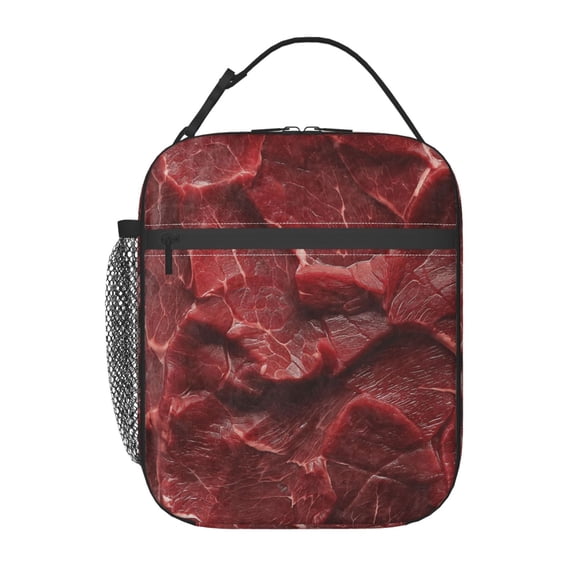 Meat Lunch Bag Portable Thermal Lunch Box for Men and Women