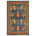 thumbnail image 2 of Unique Loom Fars Collection Tribal Modern Casual Area Rug, 3 Feet 3 Inch x 5 Feet 3 Inch, Navy Blue/Tan, 2 of 5