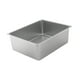 thumbnail image 3 of Caja de arena de acero inoxidable para gatos, orinal abierto, inodoro portátil de lado alto 36 cm x 27 cm x 15 cm, 3 of 9