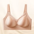 thumbnail image 2 of Njagoc3 Wireless Bras for Women Adjustable Breathable Bra Thin Lace Gather Bra Rimless Daily Bra, 2 of 6