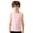 Pink*, variant on OSOLU Children Boys Tank Tops Sportswear Breathable Summer Solid Color Sleeveless Crew Neck Lightweight Athletic Vest Activewear Fashion Seaside Tops