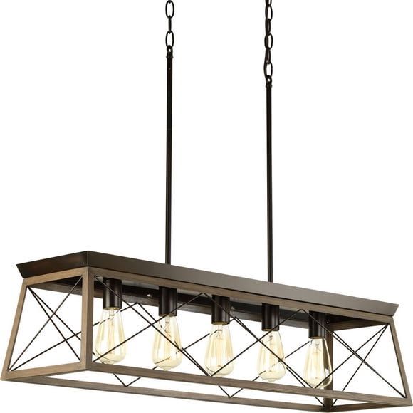 Five Light Linear Chandelier