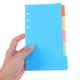 thumbnail image 5 of OULII 30Ud Divisores Plásticos Indexados Para Cuaderno Coloridas, 5 of 6