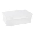 thumbnail image 2 of Ympuoqn Plastic Storage Box with Lid,Clear Fridge Organizer,Kitchen Organization,Pantry Storage,Desktop Bins,Book Box,Size S-L, Home Essentials Office School Supplies, 2 of 3