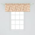 thumbnail image 2 of Ambesonne Floral Window Valance, Rhythmic White Cosmos Flower, 54" X 18", Lime Green Mustard, 2 of 3