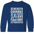 thumbnail image 3 of Inktastic ALS Awareness Strength Courage Support Long Sleeve Youth T-Shirt, 3 of 5