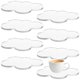 thumbnail image 1 of Posavasos acrílicos de 8 piezas, posavasos de escritorio transparentes con forma de nube, lindos posavasos irregulares para tazas de café, platos decorativos estéticos, almohadillas aislantes para taz, 1 of 6