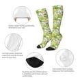 thumbnail image 6 of Fotbe Gnome and Pineapple print Women's Men's Novelty Crew Socks Cotton Socks Knee High Socks for Walking,Running,Nurses,Pregnancy, 6 of 9