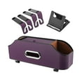 thumbnail image 5 of AMLESO Auto Seat Back Organizer Tissue Holder Car Organizer Road Trips with Hooks Hanger Car Tissue Holder Backseat Water Cup Holder violet, 5 of 7