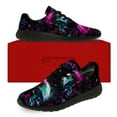 thumbnail image 3 of Uminder Mens Athletic Shoes Skull Sneakers Black Shoes Size 11.5, 3 of 5