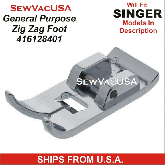 New General Purpose Foot 416128401 Fits Singer Tradition Models