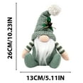thumbnail image 3 of Christmas Decorations Funny Glowing Nose Rudolph Dolls, Glowing Christmas Gnome Dolls, Faceless Decorations for Home & Garden Decor, 3 of 5