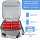 thumbnail image 3 of Bolsa de almuerzo aislada, lonchera portátil a prueba de fugas para mujeres, hombres, niños y niñas, bolsa térmica de gran capacidad con asa y botella, 3 of 5