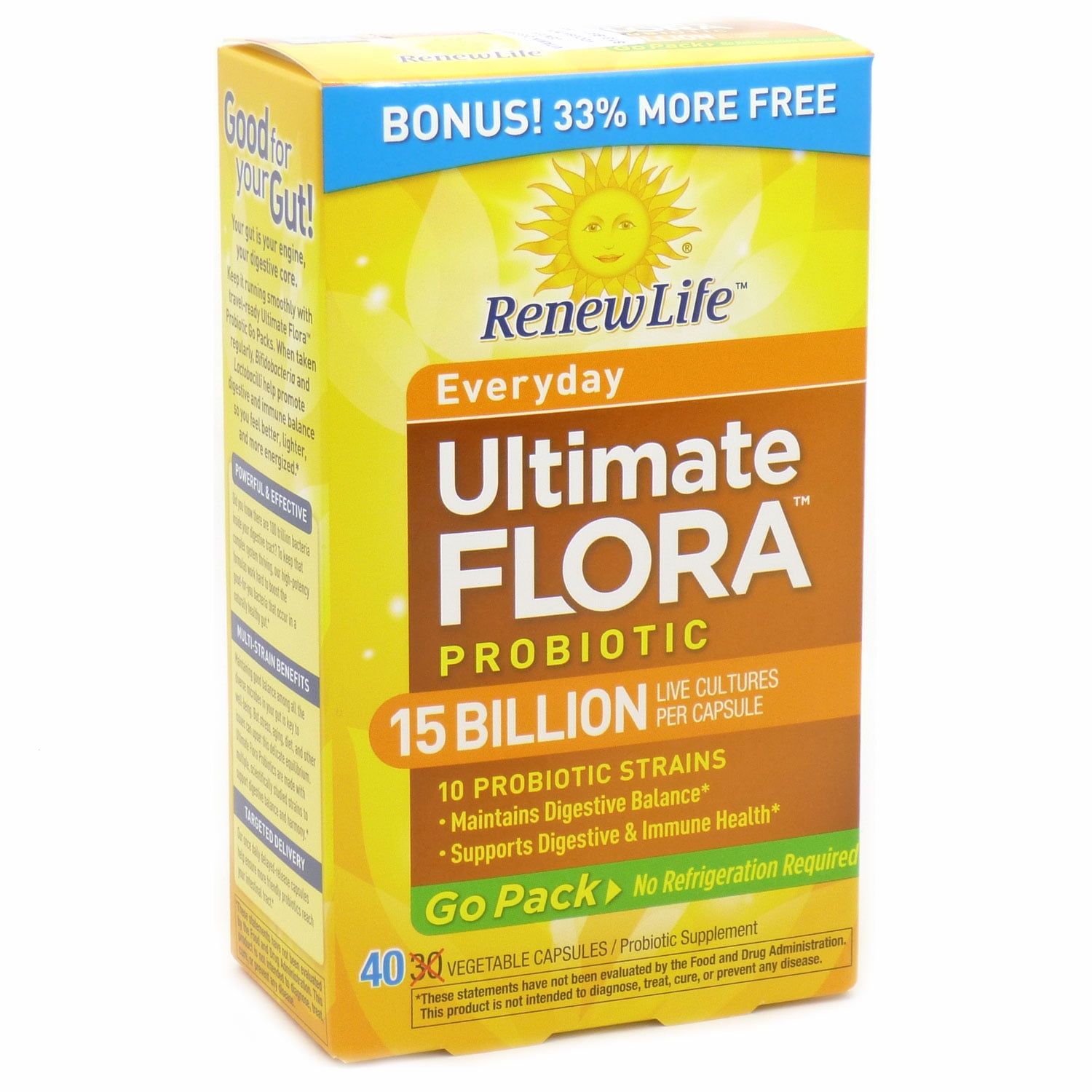Ultimate Flora Everyday Probiotic 15 Billion By Renew Life