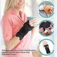 thumbnail image 4 of Advanced Wrist Splint Wrist Brace19cm, Breathable Hand Brace Wrist Supports for Carpal Tunnel Pain Relief, Fractures and Sprains, Arthritis, Tendoniti, 4 of 5