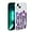 Purple - Tulip, variant on Case for iPhone 13 (6.1 inch), TPU Shockproof Phone Cover for iPhone 13 Camera Protection Cover for Women Girls, White Heart