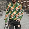 thumbnail image 7 of VgaVtl Turn Down Collar Long Sleeve Men Shirts Hawaiian Mens Tops Casual Big and Tall Holiday Graphic Loose Shirts,3XL, 7 of 7