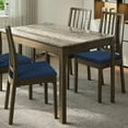 thumbnail image 2 of 4 Pack Jacquard Stretch Chair Seat Covers for Dining Room, Removable Washable Anti-Dust Kitchen Chair Protector Slipcovers, Dinning Upholstered Office Chair Seat Cushion Slipcovers Protectors, 2 of 8