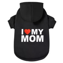 Dog Sweater,Pet Hoodie for Cold Weather,Coat Hooded Sweatshirt for Puppies,Cats, Small Medium Large Dogs,MOM